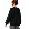 Costom Girls' Knitted Solid Star Rhinestones Hooded Sweatshirt - Image 3