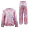 Sweetheart Cute Heart & Letter Girls' Pajama Set - Image 3