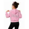 Girls' Costom Fitted Rhinestone Embellished Hooded Sweatshirt
