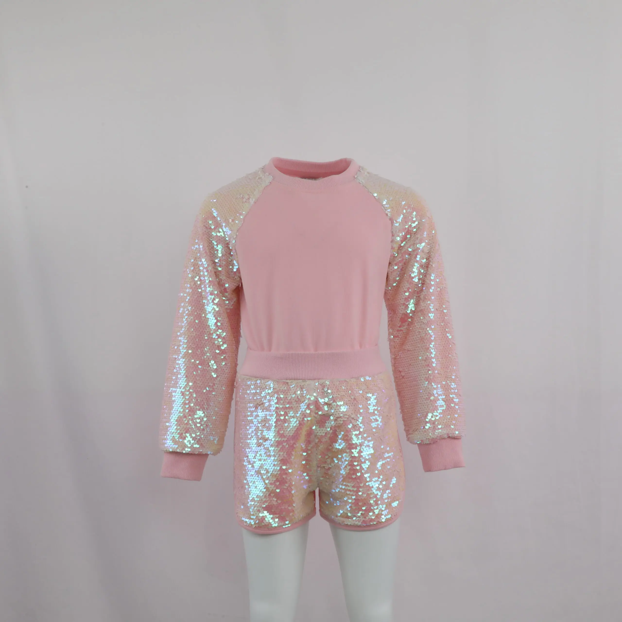 Custom Girls' Sequin Sports Set - Image 2