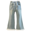 Girls Custom Padded Denim Flared Pants