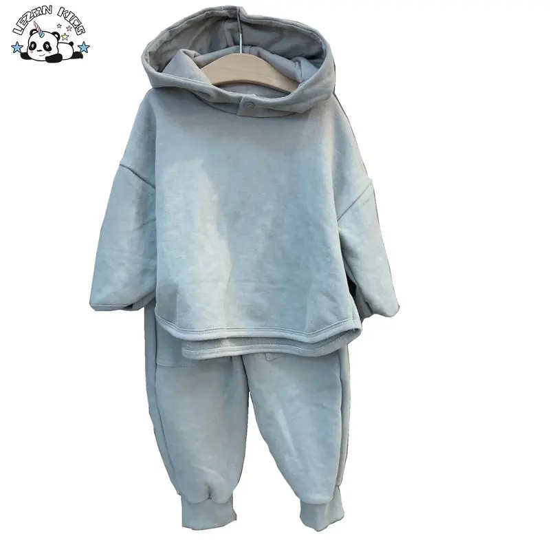 Customized Children's Fashion Clothing Baby Hoodie Jogging Pants 2-piece Set Autumn Boy Clothing Set
