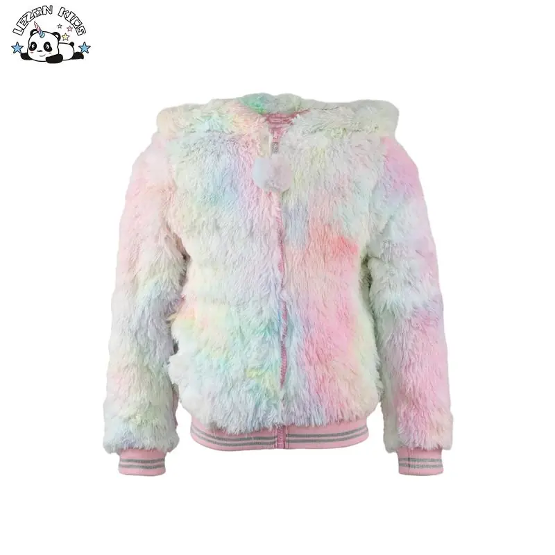 High Quality Girls Clothing Coat  Winter Kids Clothing Wholesale Soft Fleece Warm Children's Clothes Coat