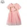 Customizable Fashion Star Sequined Design Baby Girl Dress Boutique Princess Tulle Girls Dresses
