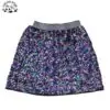 Customizable Girls Performance Dressing Girls Colorful Sequin Clothing Fashion Girls Sequin Skirt