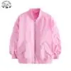 Custom Designs Fall Winter Waterproof Girls Water Resistant Bomber Jacket