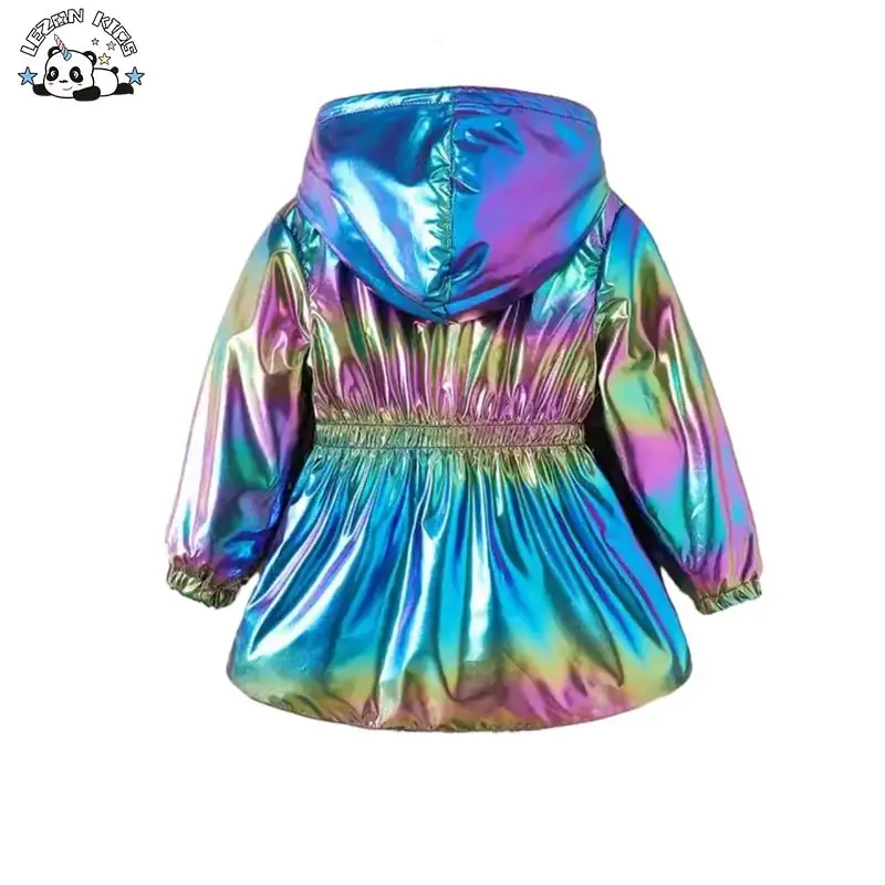 High Quality Gradient Fleece Cotton Filling Clothing Kids Jacket Winter Jacket for Girls