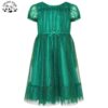 Elegant Customizable Design Girls Short Sleeves Long Dress Summer Princess Dress for Girl