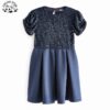 Customizable Hot Sale Sequins Dress Party Sequin Flower Girls Dress for Little Boutique Girl Clothes