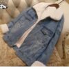 Customizable Winter Warm Girls Denim Jacket Girls Denim Jacket for 2-14 Years