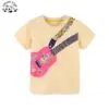 Custom Patterns Patchwork Soft Cotton  T Shirt Men Kids Custom T Shirt