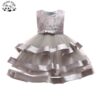 Designer Style Children's Fancy Party Puff Frocks Tulle Dress Girls Occassion Dress for Young Girls