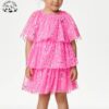 Girl Cake Design Party Gown Fancy Dress Flower Girl Dresses Children's Cake Skirt Dress