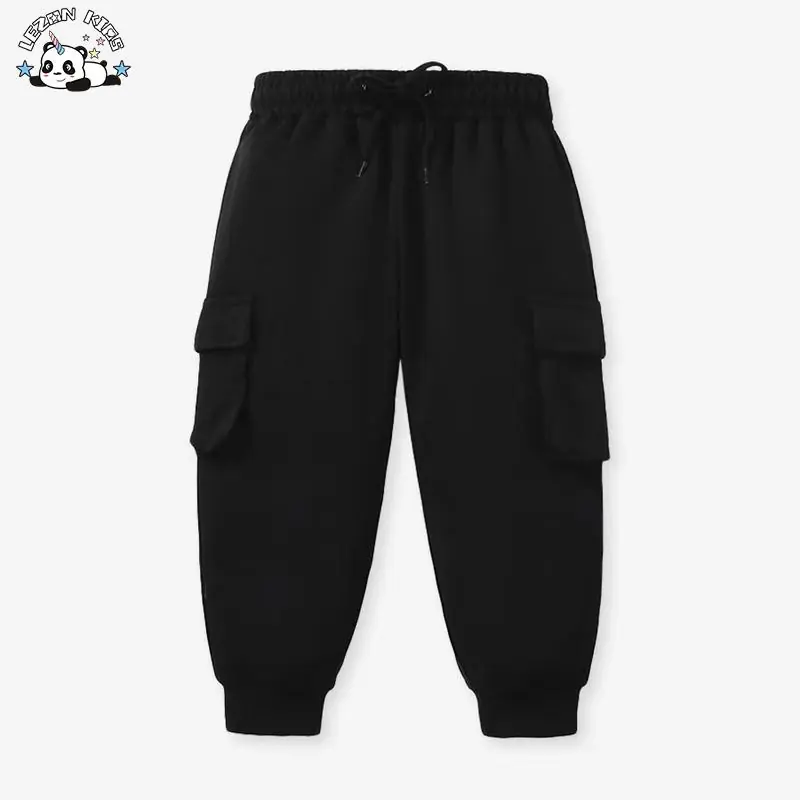 Factory Hot Sale Custom Size Color Casual Pants Overalls Style Boys Pants for 2-14T Children