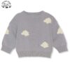 Girl's Long Pullover 2-Piece Sweater Set Hand Knitted Cotton Wool Winter Autumn Pattern Decoration Soft Knitted Clothing