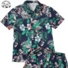 Customizable Hot Sale Summer 2 Piece Striped Letter Graphic Short Sleeve Tee and Shorts Boys Set