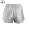 Customized Metallic Fabric Kids Shorts High Waist Toddler Baby Solid Color Casual Girls Shorts - Image 2