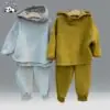 Customized Children's Fashion Clothing Baby Hoodie Jogging Pants 2-piece Set Autumn Boy Clothing Set - Image 2