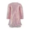 Custom Pink - toned Dreamy Sequin Dress for Girls