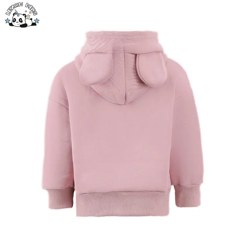 Fashion Wholesale Custom logo Baby Girls Clothes Crewneck Sweatshirt Hoodies for Girls - Image 2