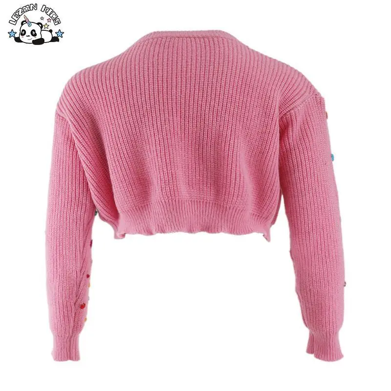 Big Discount Beautiful Colorful Gems Pullover Toddler Girls Hoodies and Sweatshirt for Girls - Image 2