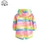Customizable OEM Stylish Kids Water Resistant Colorful Printed Zipper Jacket Cargo Jacket for Girls - Image 2