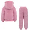 Girls' Sequin Hooded Padded Suit