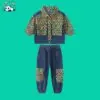 Custom Boys Clothing Sets Comfortable Denim Boy Set Toddlers Summer Sweatshirt Fun Animal Cartoon Prints Two-Piece Pants Outfit - Image 2