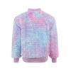 Custom Girls Tie Dye Design Pink Trim Accents Girl Jacket