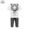 Wholesale Summer Casual Two-Piece Sets Short-Sleeved Tops Shorts Cotton Fabric Cartoons Logo Designs Boys Clothing Sets - Image 2