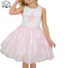 Girls Summer Sleeveless Metallic Tulle Dress Girls Tulle Dress - Image 2