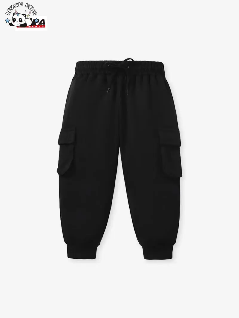 Factory Hot Sale Custom Size Color Casual Pants Overalls Style Boys Pants for 2-14T Children - Image 2