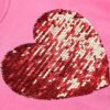 Customizable Girls Crewneck Sequin Heart Shape Pullover Children Hoodie Sweatshirt for Girls - Image 2