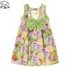 Kid Girls' Dress Customizable Summer New Fashion Colorful Printing Cotton Sleeveless  Princess Dress for Girls - Image 2