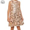ODM Customizable Sleeveless Shining Sequin Frocks Girls Party Dresses 2-14 Children Clothing - Image 2