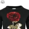 Customized Girls' Clothing Long Sleeve Sequined Flower Hoodie Sets Winter Spring Fall Girls Clothing Sets Wholesale - Image 2