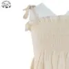 Factory Direct Price Pure Color Spaghetti Strap Soft tank Top and Pants Girls Clothing Sets Cute - Image 3