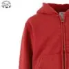 Custom Solid Color Casual Long Sleeve Sweatshirts Boys Zip up Hoodies for 2-14 Years - Image 3