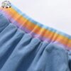 Wholesale Customization Cute rainbow Flower Printing  Girls Clothing Sets for Summer - Image 3