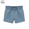 Customizable Wholesale OEM Soft Butterfly  Printed T Shirt Denim Short Pants Girls Summer Daily Set - Image 3