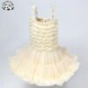 Customizable High Quality Summer Princess Cake Girl Dress Sweet Striped Sleeveless Tutu Girl Dress - Image 3