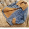 Customizable Winter Warm Girls Denim Jacket Girls Denim Jacket for 2-14 Years - Image 3