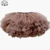 Colors Customization Girls Tutu Ruffle Girls Dress with Petti Skirt for 2 to 12T - Image 3