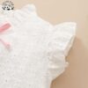 OEM Customizable Summer Girls Clothing Set New Short Sleeves Sweet Shirt Top Skirt Fashion Kids Outfits 2PCS - Image 3