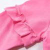 Customizable Girls Crewneck Sequin Heart Shape Pullover Children Hoodie Sweatshirt for Girls - Image 3