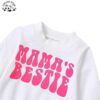 OEM Customizable LOGO Letter Printing Casual 2pcs Little Girls Clothing Sets for Mother's Day - Image 3