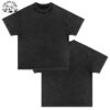 Customizable Summer New Design Vintage Custom Patch Mineral Black Acid Washed Kids Boy T Shirt - Image 3