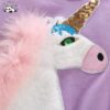 Wholesale 100% Cotton Pullover Sequin Fuzzy Unicorn Sweatshirt Girls Hoodies Sweatshirts - Image 4