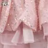 Sequins Mesh Girls Tutu Dress Princess Vintage Long Sleeve Wedding Party Birthday Tutu Dress - Image 4