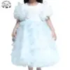 OEM Customizable Wholesale New Product Cute Color Gradient Soft Tulle Kids Princess Girl Dress - Image 4